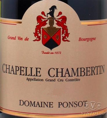 2004 Domaine Ponsot Chapelle Chabertin Grand Cru image