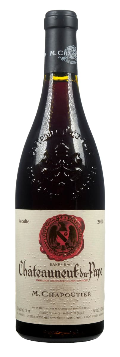 2000 M. Chapoutier Chateauneuf-du-Pape Barbe Rac - click image for full description