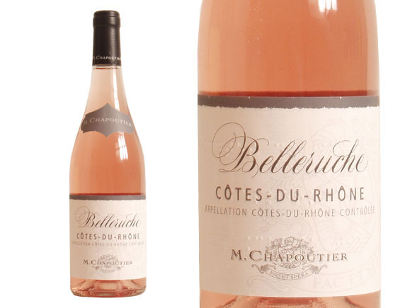 2018 Chapoutier Cotes du Rhone Belleruche Rose - click image for full description