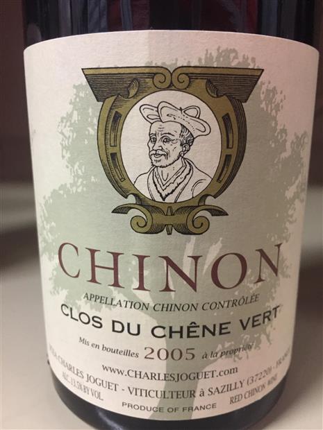 2005 Domaine Charles Joguet Chinon Clos du Chene Vert - click image for full description