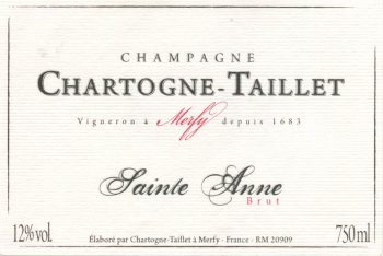 NV Chartogne-Taillet Brut Sainte Anne Champagne - click image for full description