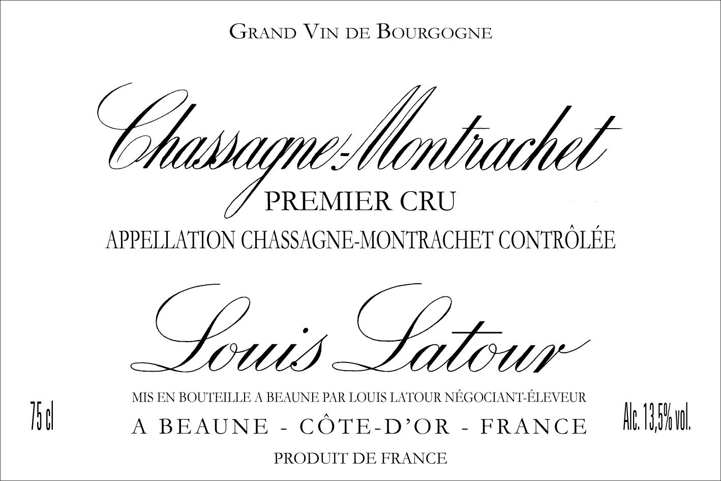 2024 Louis Latour Chassagne-Montrachet Premier Cru Blanc Cote de Beaune, France image