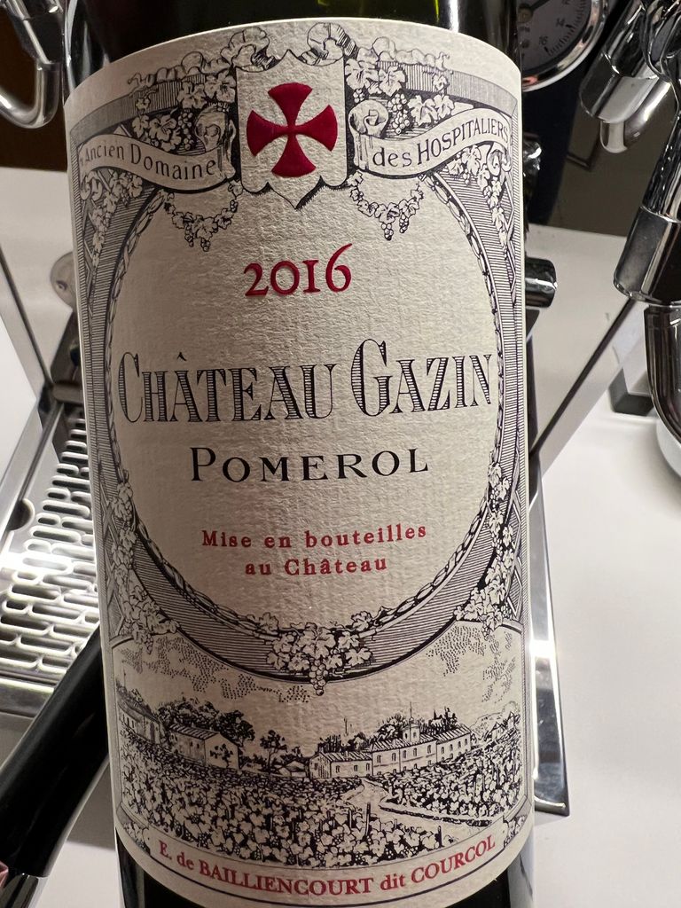 2016 Chateau Gazin Pomerol image