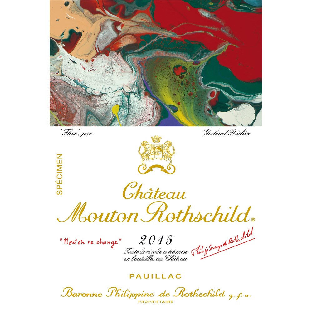2015 Chateau Mouton Rothschild Pauillac - click image for full description