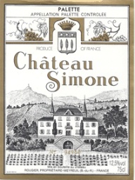 2012 Chateau Simone Palette Blanc - click image for full description