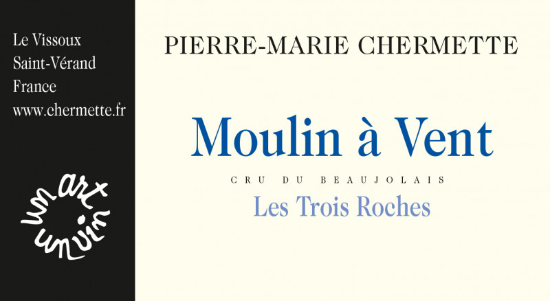 2019 Pierre-Marie Chermette Moulin-à-Vent Les Trois Roches - click image for full description