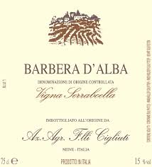 2021 Cigliuti Barbera d'Alba Serraboella DOC - click image for full description