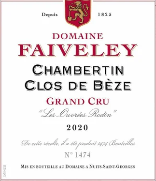 2022 Domaine Faiveley Chambertin Clos de Beze Grand Cru Cote de Nuits image
