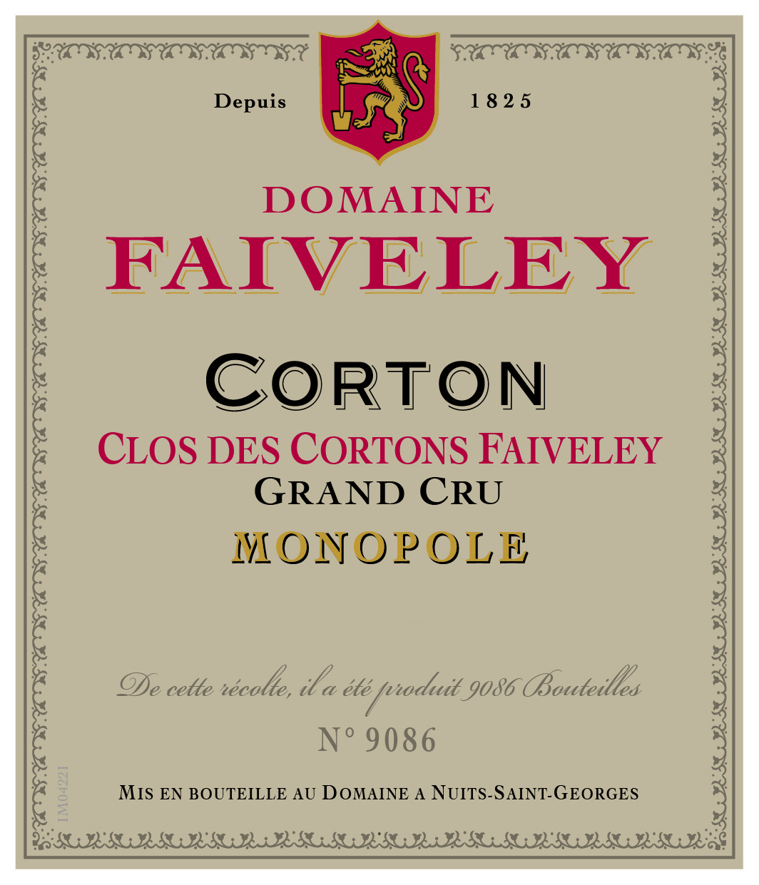 2022 Domaine Faiveley Corton 'Clos des Cortons Faiveley' Monopole Grand Cru image