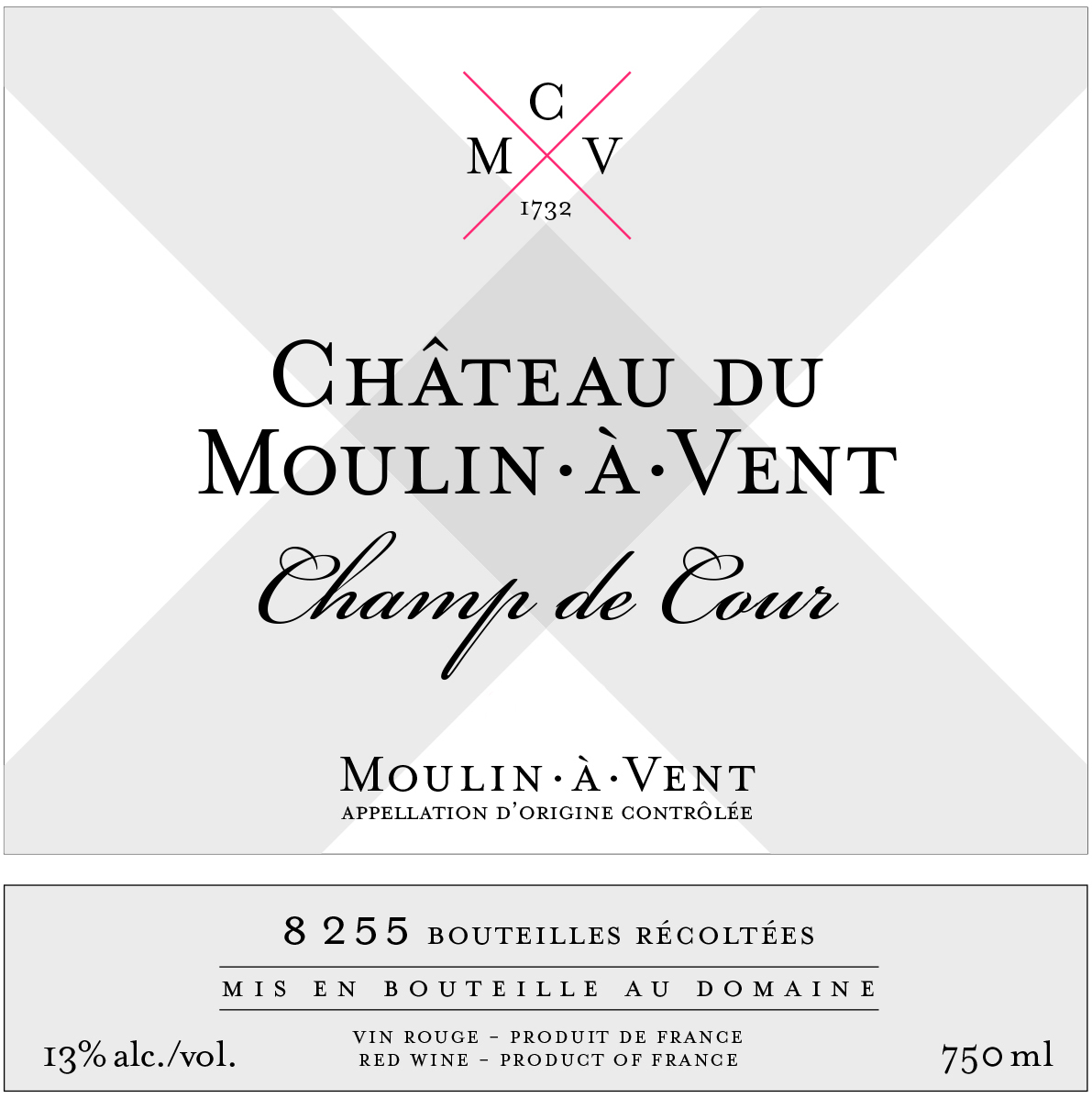 2021 Chateau du Moulin-a-Vent 'Moulin-a-Vent' Champ de Cour image