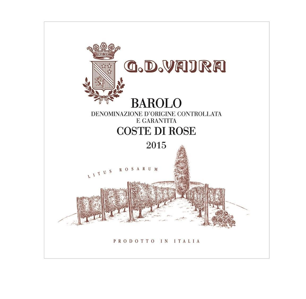 2018 G.D. Vajra 'Coste di Rose', Barolo DOCG, Italy - click image for full description