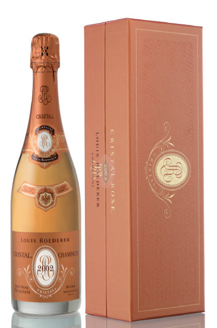 2007 Louis Roederer Cristal Brut Rose Champagne - click image for full description
