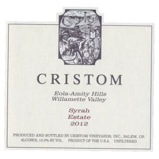 2022 Cristom 'Estate' Syrah Eola-Amity Hills, Oregon image