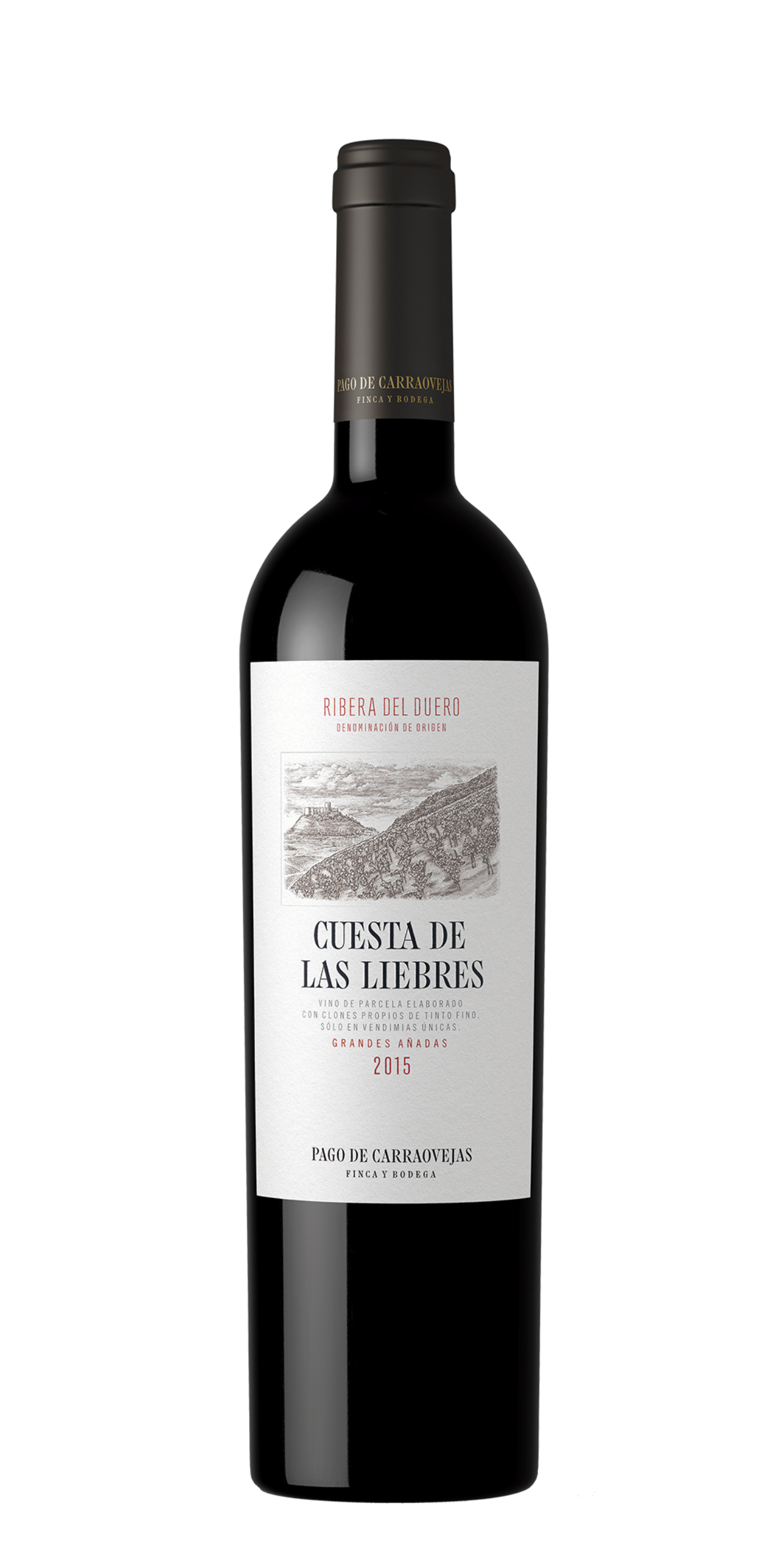 2015 Finca Y Bodega Pago De Carraovejas Cuesta De Las Liebres Ribera Del Duero - click image for full description