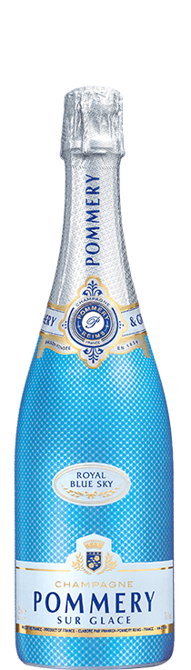NV Pommery Royal Blue Sky Sur Glace - click image for full description