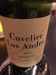 2010 Cuvelier Los Andes Grand Vin Mendoza 3 Liter - click image for full description
