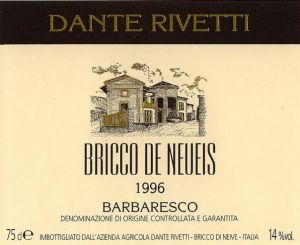 1998 Dante Rivetti Barbaresco Bricco image