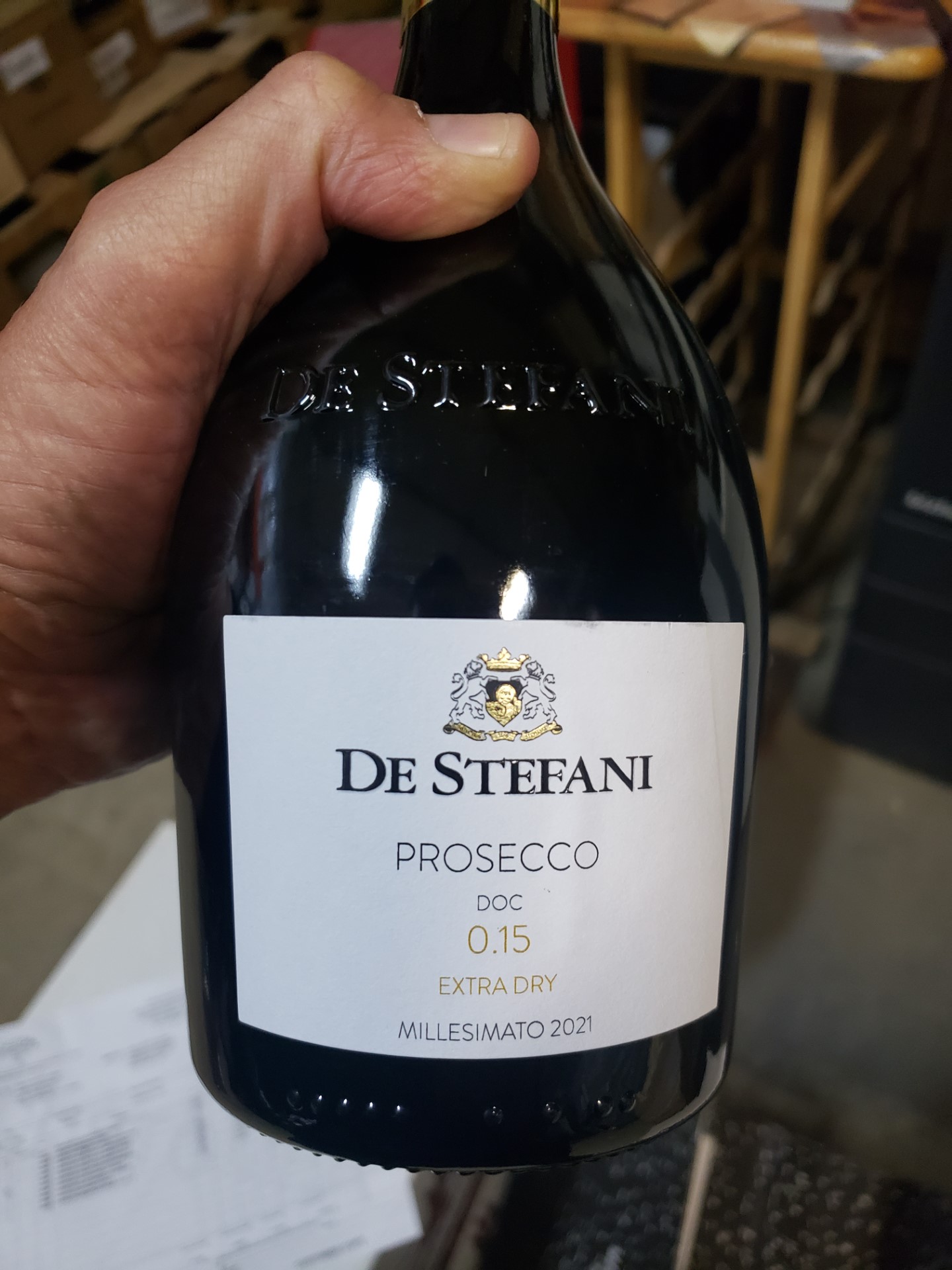 2021 De Stefani 0.15 Prosecco Extra Dry Millesimato Veneto, Italy - click image for full description