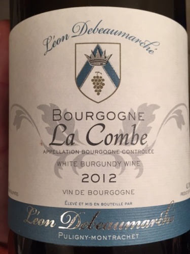 2013 Debeaumarche le combe Bourgogne Blanc image