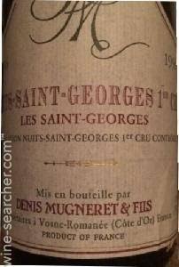 1999 Denis Mugneret Les Saint-Georges Nuits-Saint-Georges Premier Cru image
