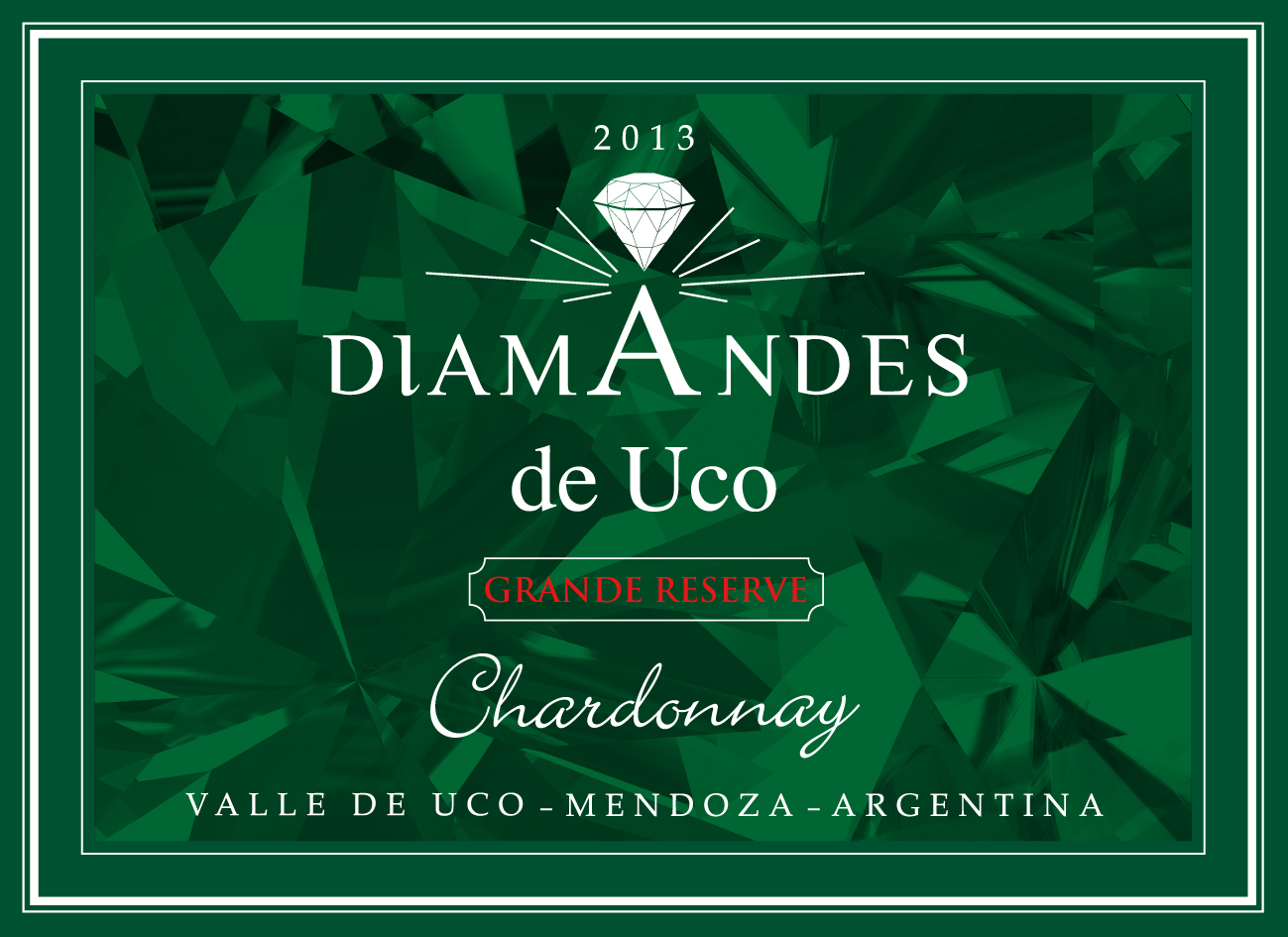 2016 DiamAndes Gran Reserva Chardonnay Valle De Uco Mendoza - click image for full description