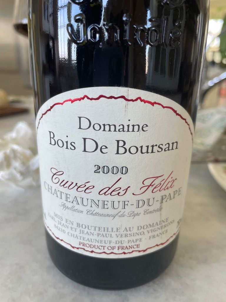 2000 Domaine Bois de Boursan Chateauneuf-du-Pape 'Cuvee des Felix' image