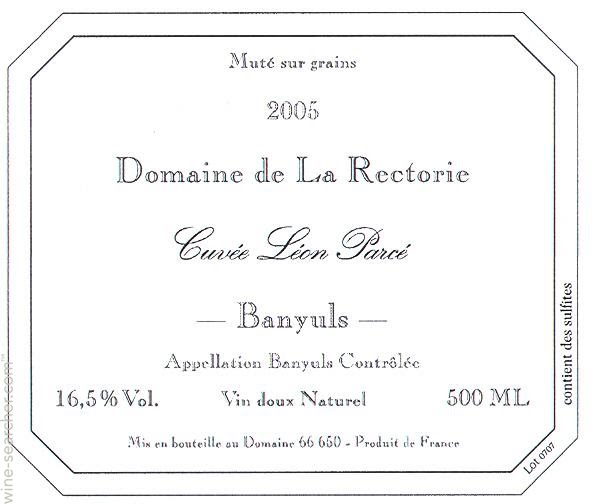 2012  La Rectorie Banyuls 
