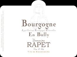 2022 Domaine Rapet bourgogne Rouge en Bully image