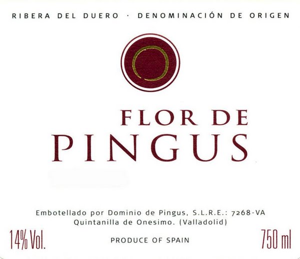 2021 Flor de Pingus Ribera Del Duero - click image for full description