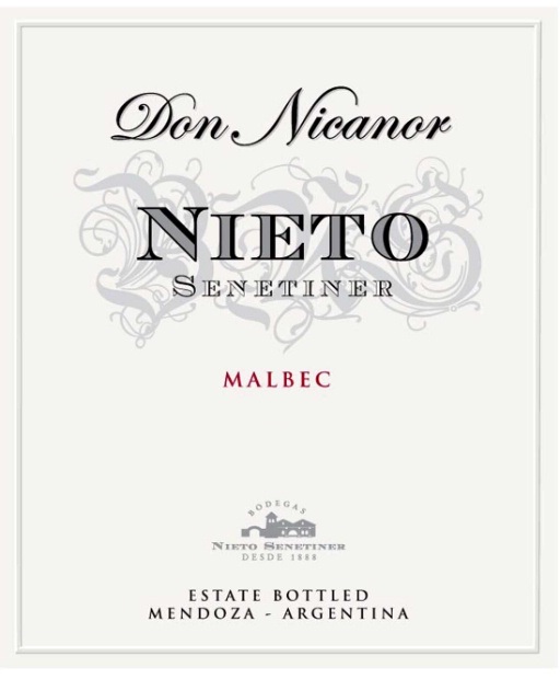 2022 Nieto Senetiner Don Nicanor Malbec Mendoza - click image for full description