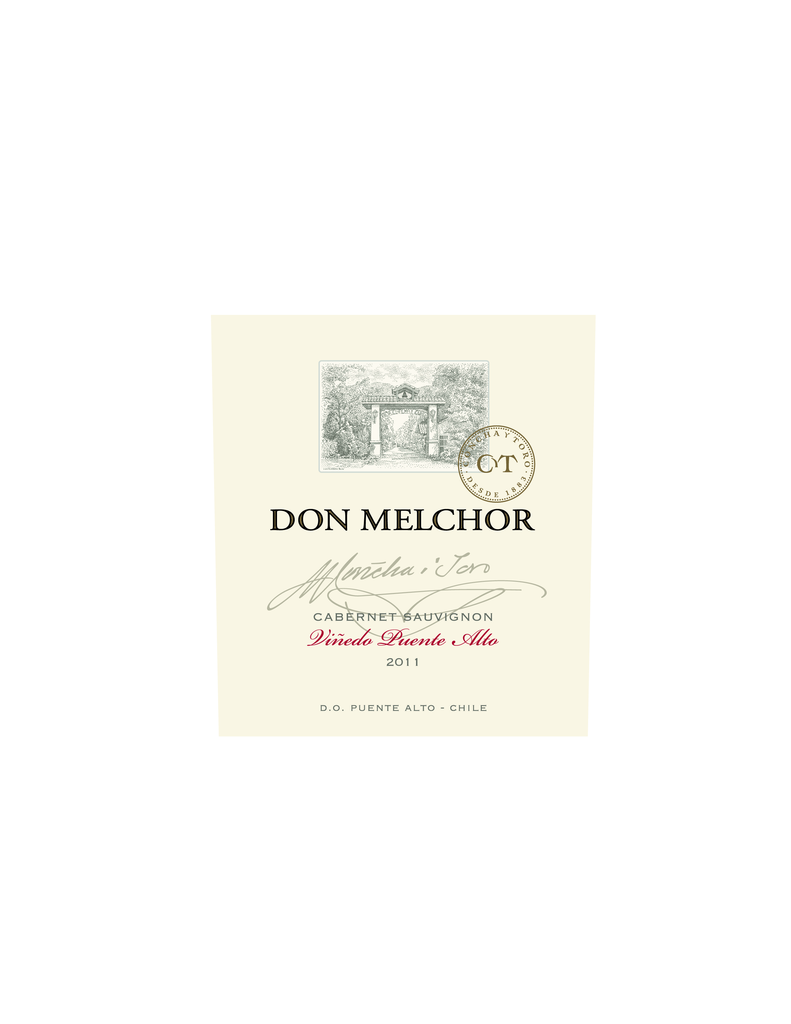 2016 Concha y Toro Don Melchor Cabernet Sauvignon, Puente Alto, Chile - click image for full description