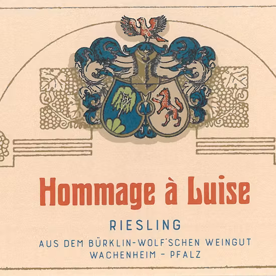 2023 Dr. Burklin-Wolf Hommage a Luise Riesling Pfalz, Germany MAGNUM - click image for full description