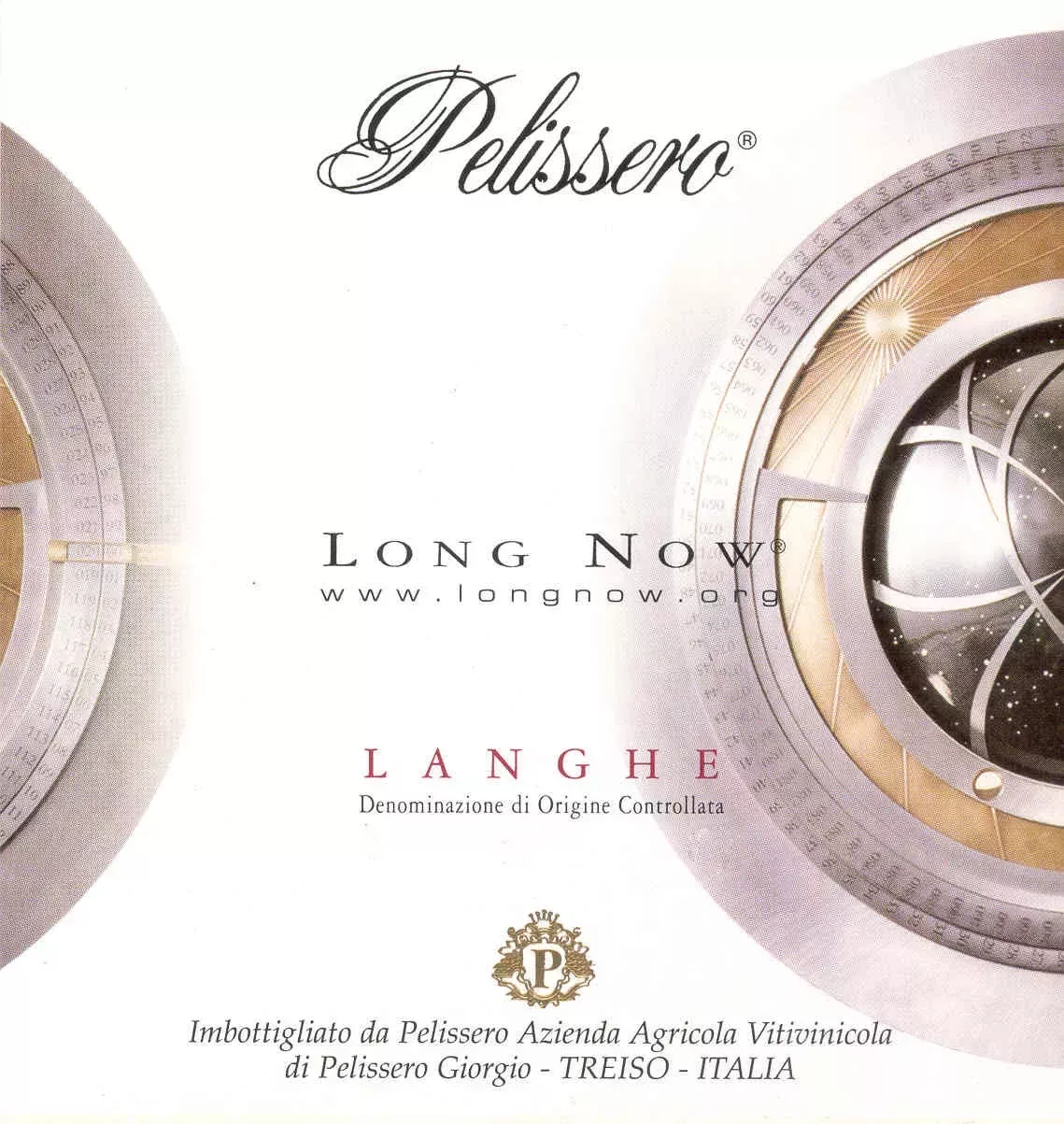 2002 PELISSERO LONG NOW LANGHE image