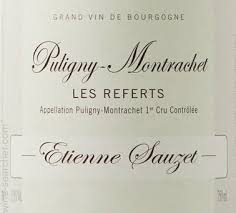 2022 Etienne Sauzet Puligny Montrachet Les Referts 1er Cru image