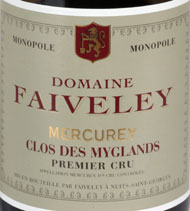 2023 Domaine Faiveley Clos des Myglands Monopole Mercurey 1er Cru image