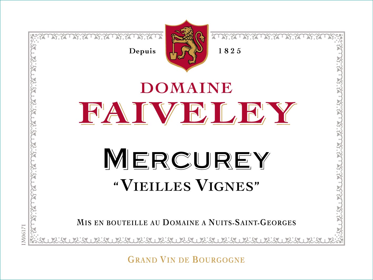 2021 Domaine Faiveley Mercurey Rouge Vieilles Vignes - click image for full description