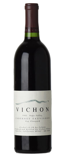 1980 Vichon Cabernet Sauvignon Fay Vineyard Napa Magnum image