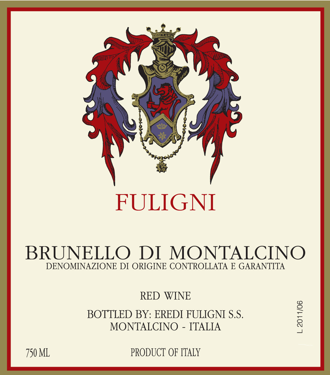 2018 Fuligni Brunello di Montalcino - click image for full description
