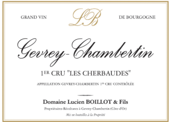 2020 Domaine Lucien Boillot & Fils GEVREY CHAMBERTIN LES CHERBAUDES PREMIER CRU image