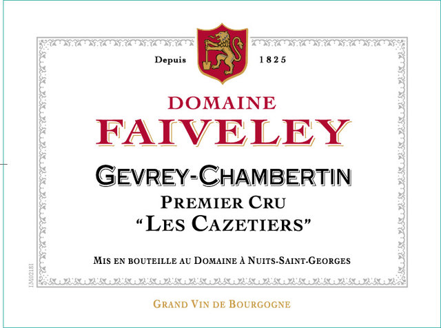 2021 Domaine Faiveley Gevrey Chambertin Cazetiers 1er Cru - click image for full description