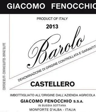 2013 Giacomo Fenocchio Castellero Barolo DOCG, Italy image