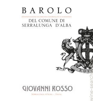 2017 Giovanni Rosso Barolo del Comune di Serralunga d'Alba Barolo image