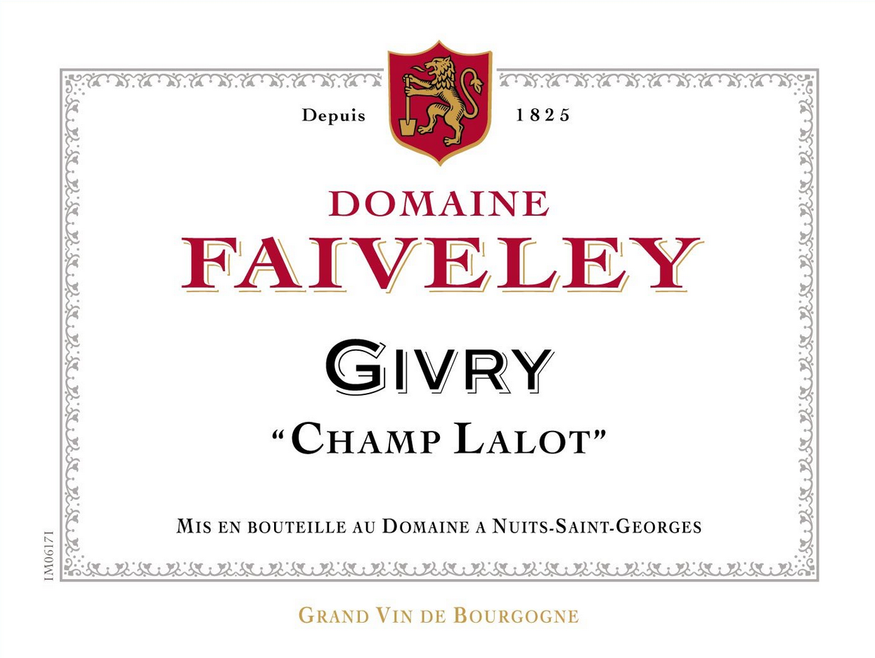 2022 Domaine Faiveley Givry Champ Lalot Cote Chalonnaise image