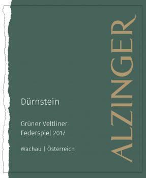 2020 Alzinger Grüner Veltliner Federspiel Dürnstein - click image for full description