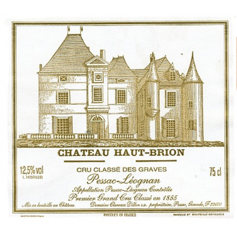 1986 Chateau Haut-Brion, Pessac-Leognan, France Magnum - click image for full description