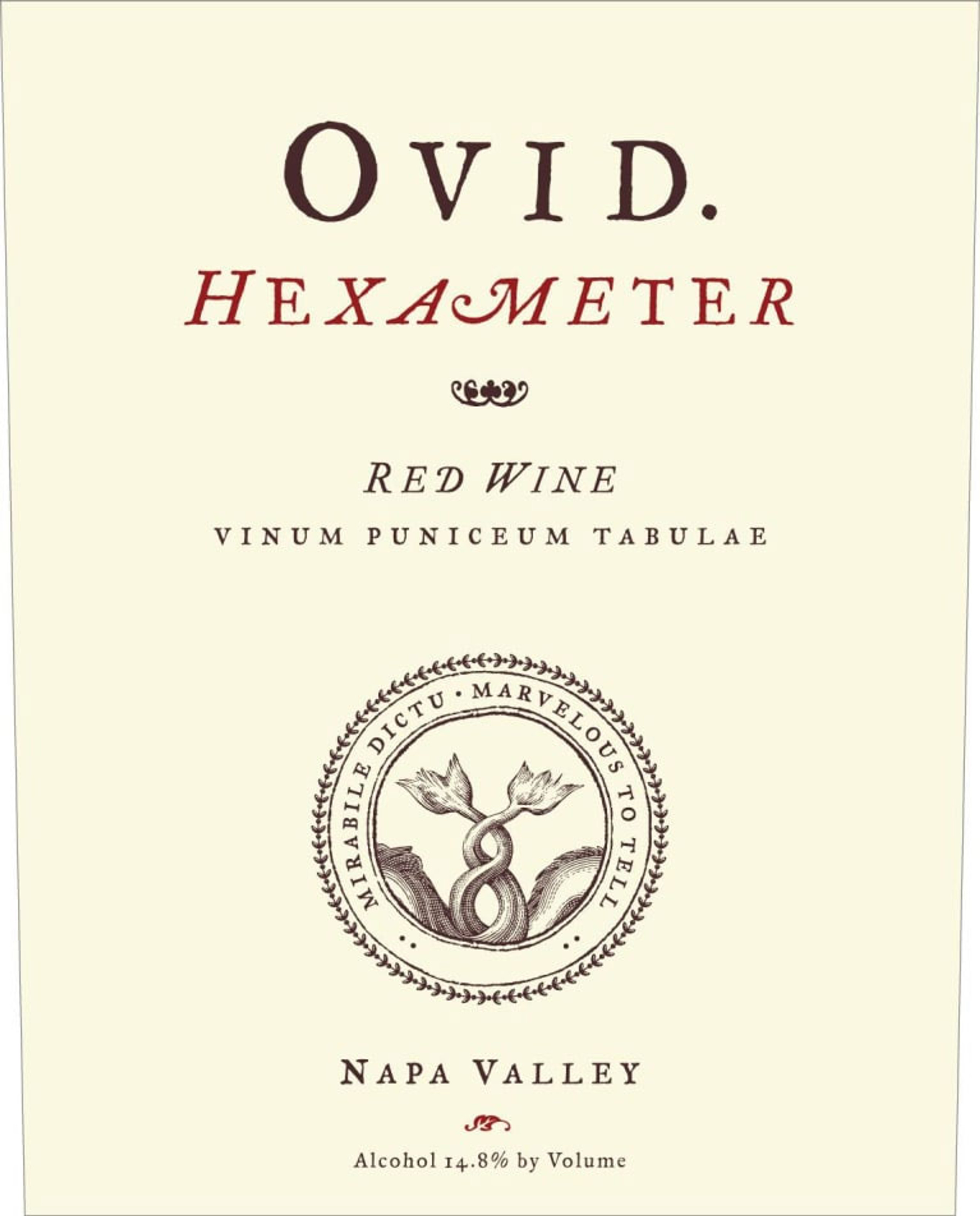 2021 Ovid Hexameter Red Wine Napa Valley image