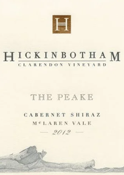 2015  Hickinbotham The Peake Cabernet - Shiraz McLaren Vale, image