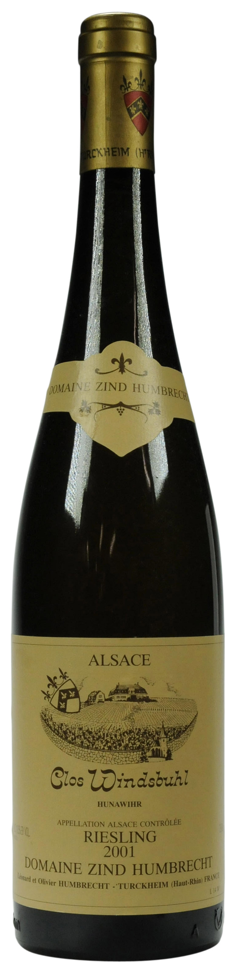 2001 Domaine Zind Humbrecht Riesling Clos Windsbuhl Alsace - click image for full description