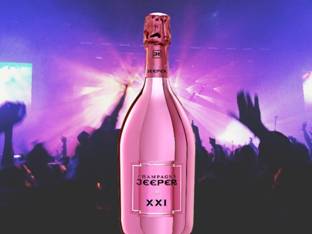 NV Champagne Jeeper XXI Rose Brut - click image for full description