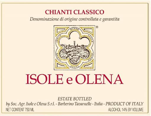 2022 Isole E Olena Chianti Classico DOCG Tuscany - click image for full description